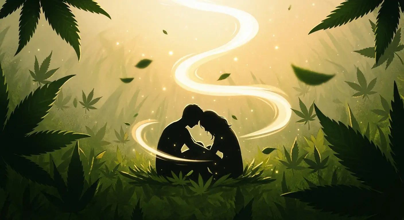 CBD Wirkung auf Sexualität als Illustration