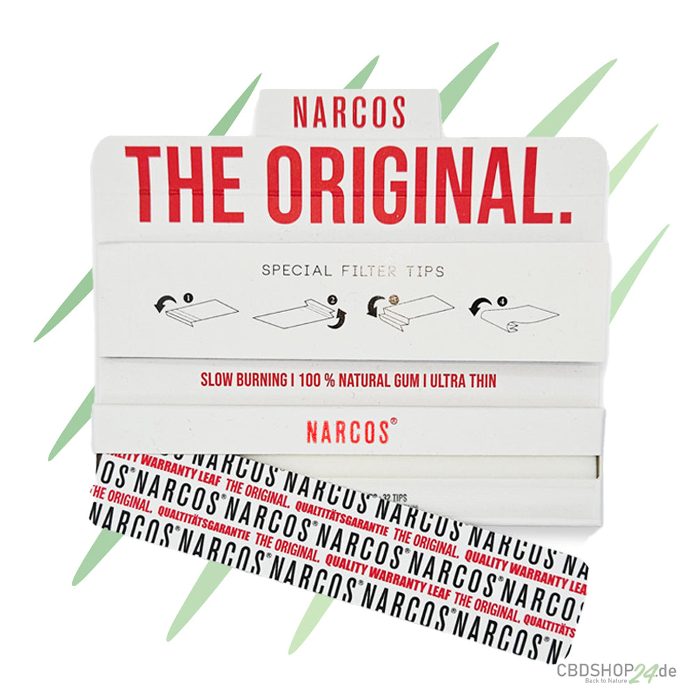 Narcos King Size Slim Paper + Tips