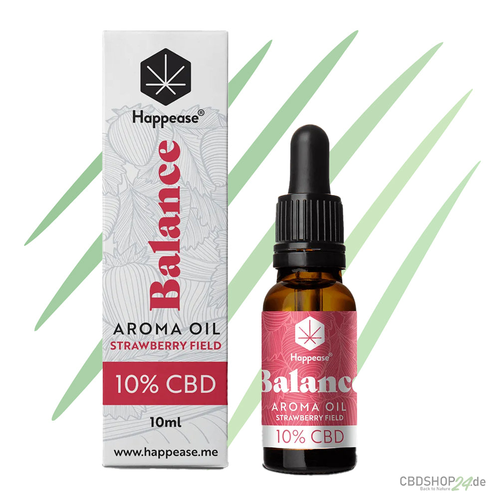Happease® CBD Öl – Balance – Strawberry Field-cbdshop24.de