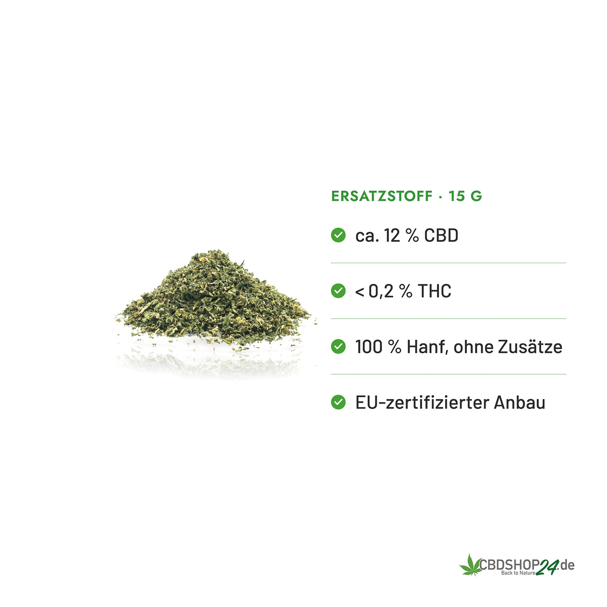 Ersatzstoff 15g