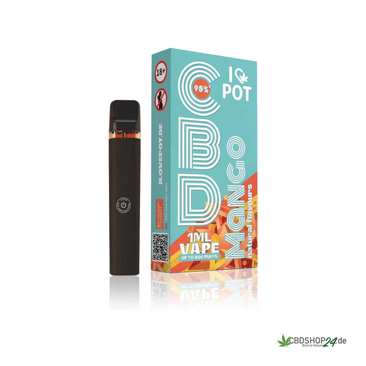 ILovePot CBD Vape 95% - Mango