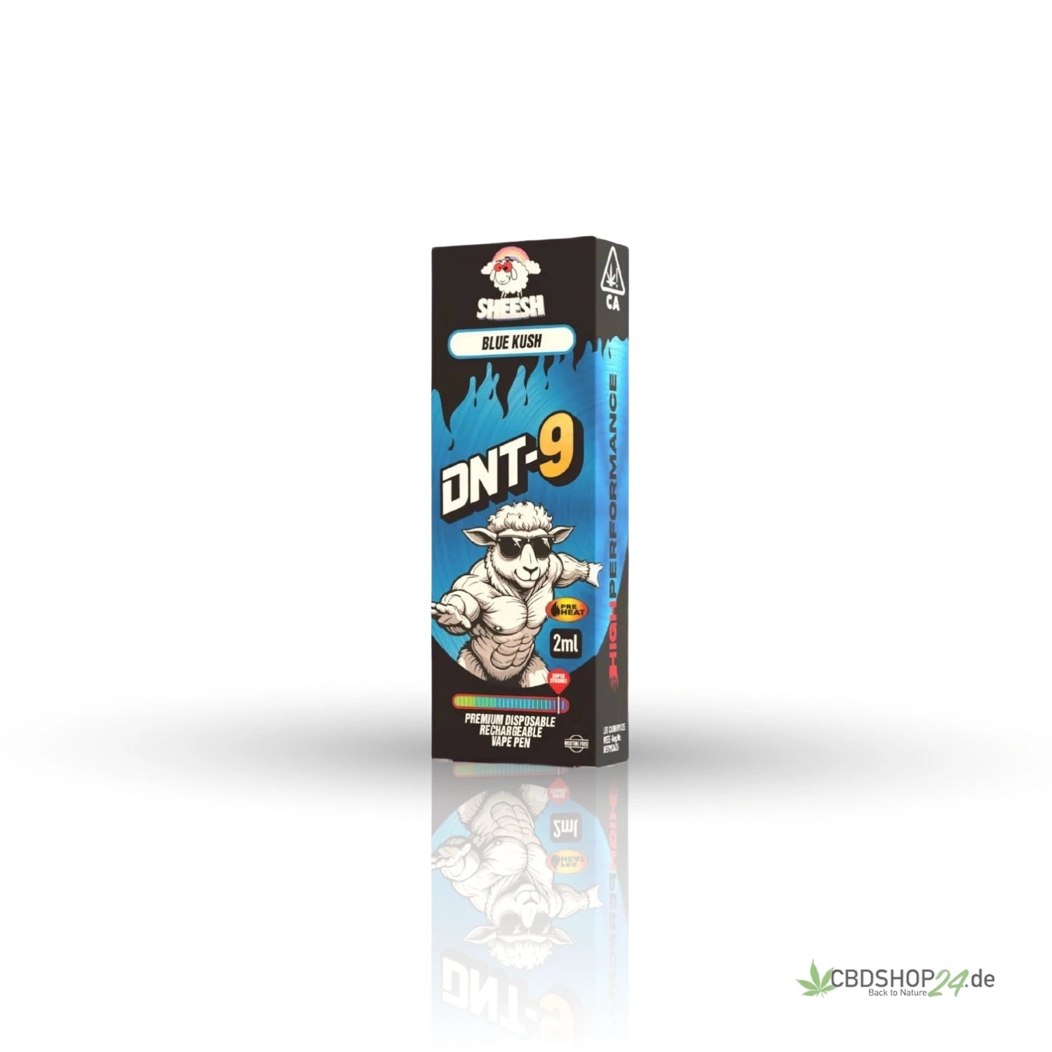 dnt9 vape Sheesh DNT9 Vape Blue Kush 2ml Einweg Vape