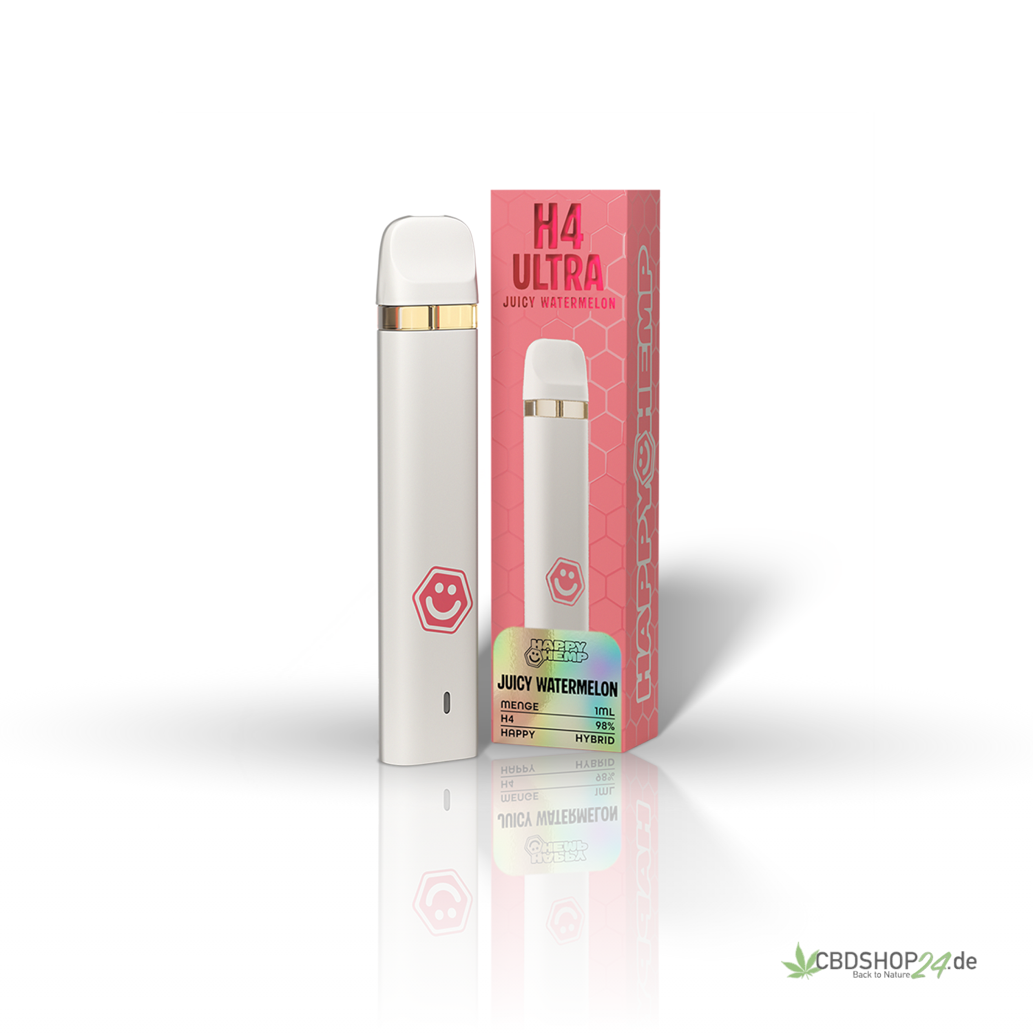 Happy Hemp® H4 Ultra Vape 98% - Juicy Watermelon