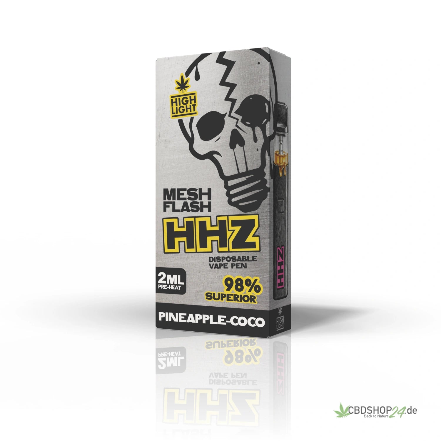 Mesh Flash Vape HHZ 98% - Pineapple Coco 2ml