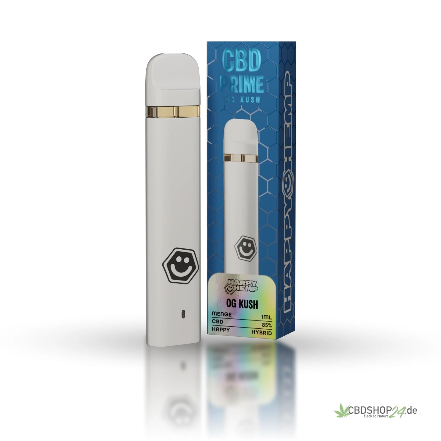 Happy Hemp® CBD Vape 85% - OG Kush 1ml