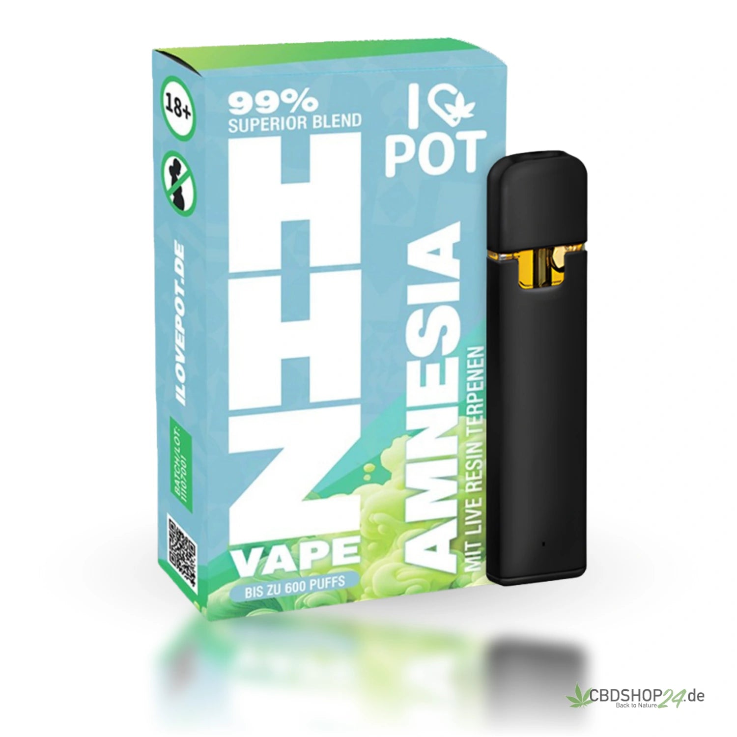 ILovePot HHZ Vape 95% Superior Blend - Amnesia