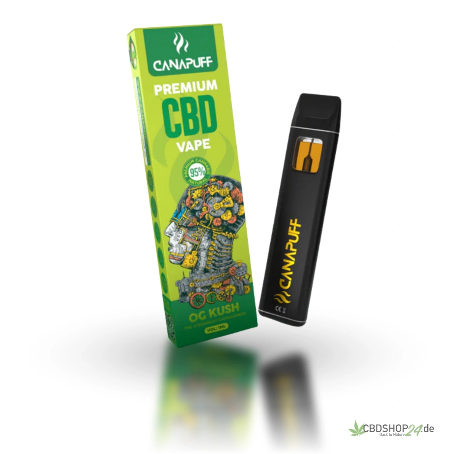 Canapuff CBD Vape 95% - OG Kush cbdshop24