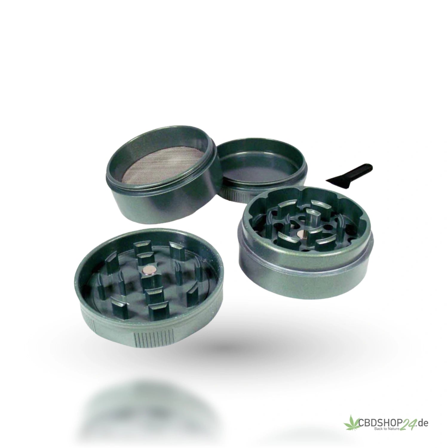 GHODT Keramik Grinder 4 tlg. 53mm, versch. Farben