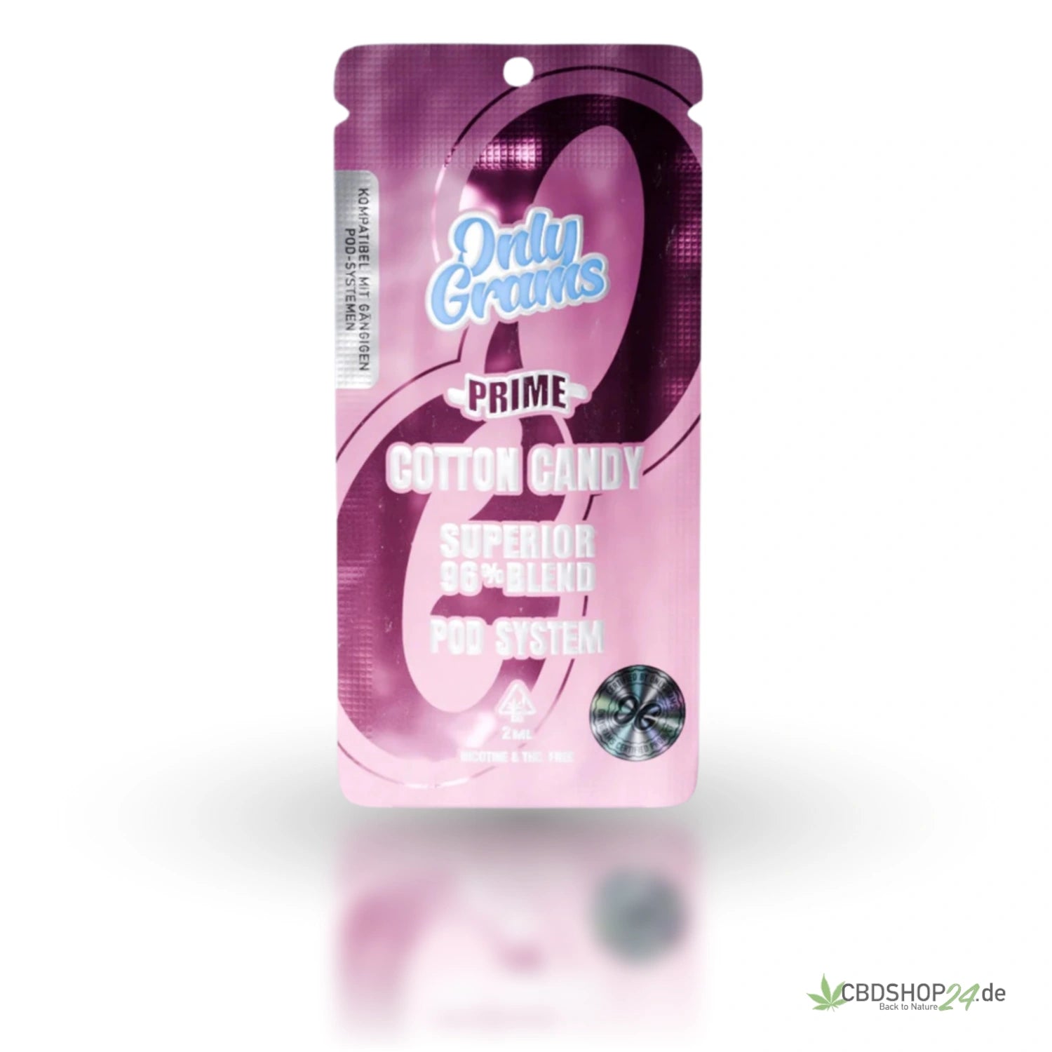 OnlyGrams H2 Superior Pod 96% - Cotton Candy