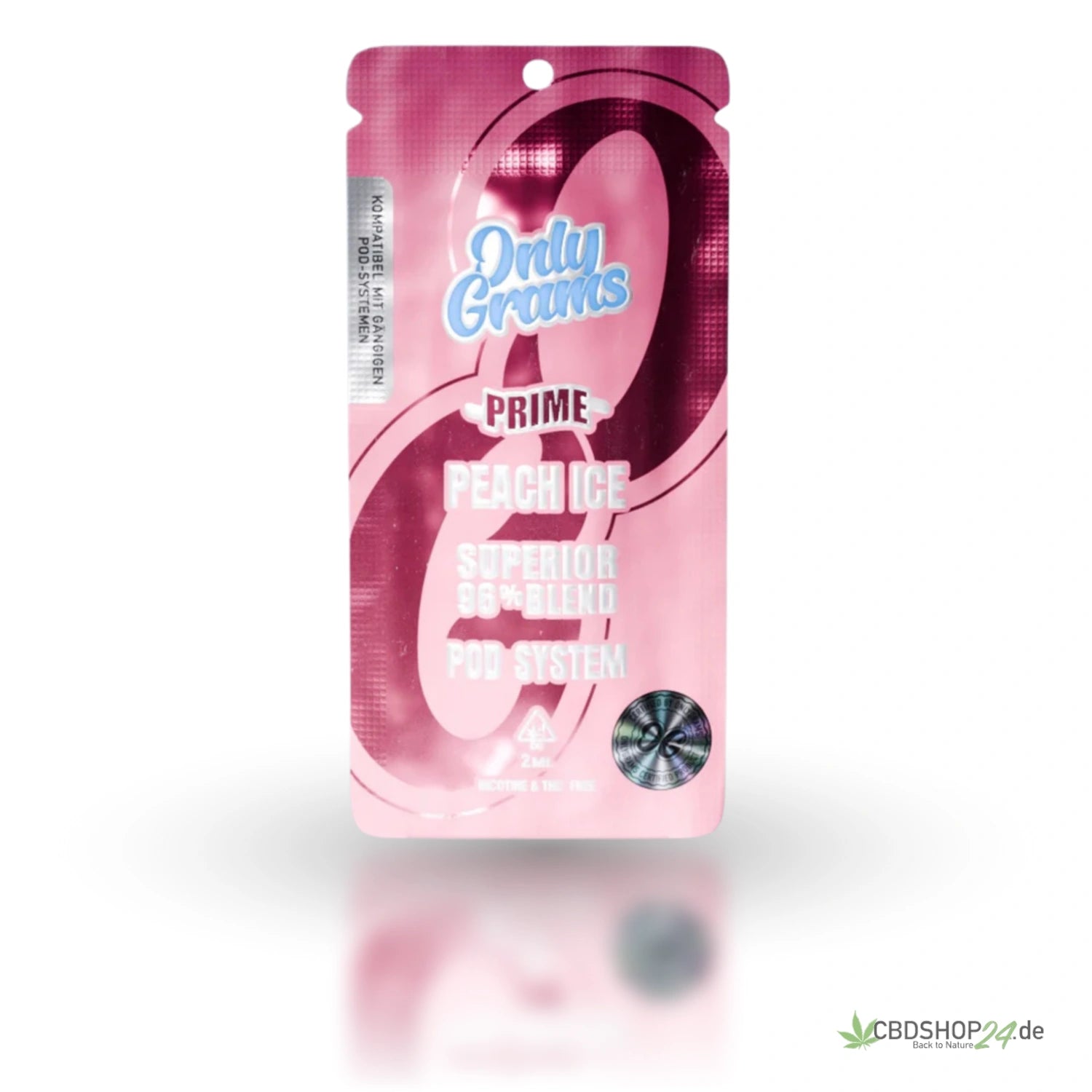 OnlyGrams H2 Superior Pod 96% - Peach Ice