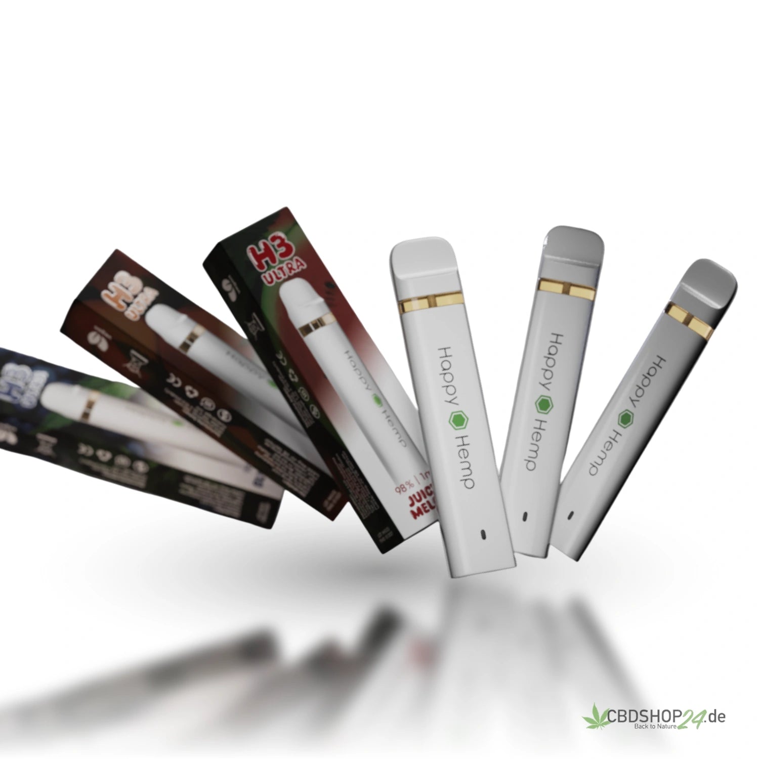 Happy Hemp H3 Ultra Vape 98% - Blueberry Blast