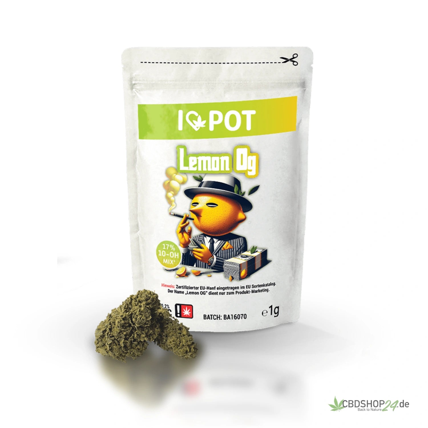 IlovePot 10-OH-HHC Blüte 17% - Lemon OG cbdshop24