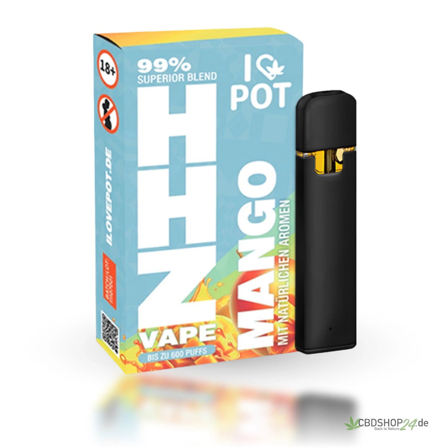ILovePot HHZ Vape 95% Superior Blend - Mango-cbdshop24.de