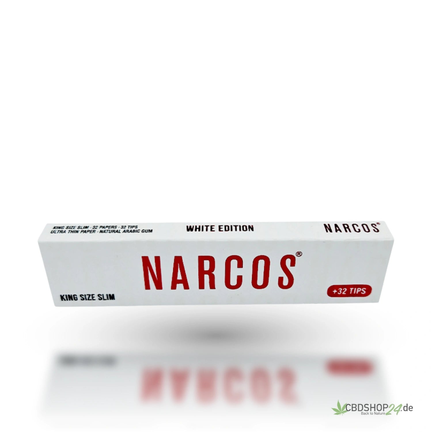 Narcos King Size Slim Paper + Tips-cbdshop24.de