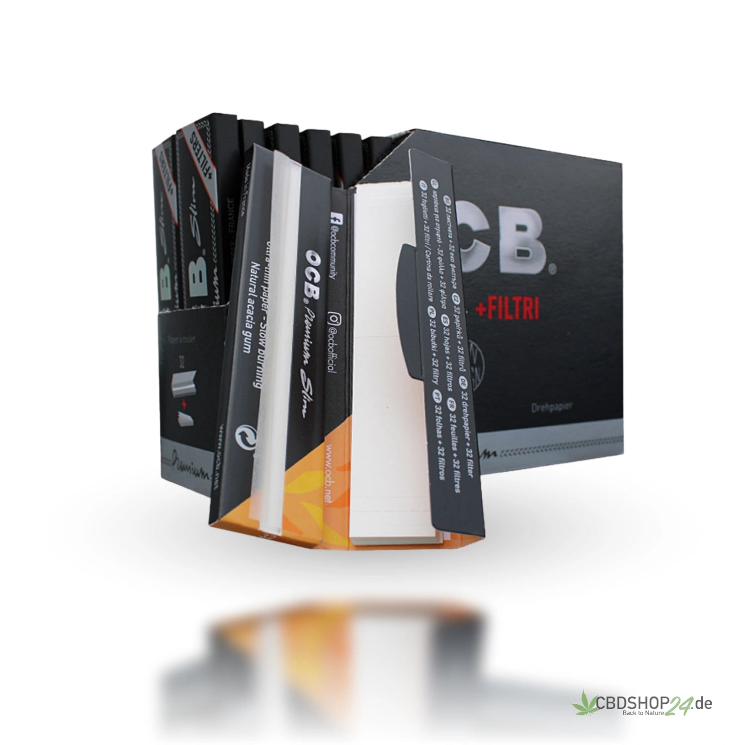 OCB Black Premium King Size Slim