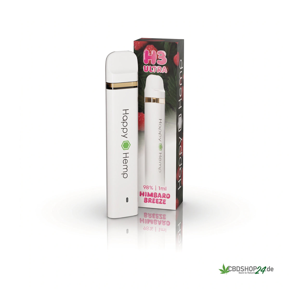 Happy Hemp® H3 Ultra Vape 98% - Himbaro Breeze