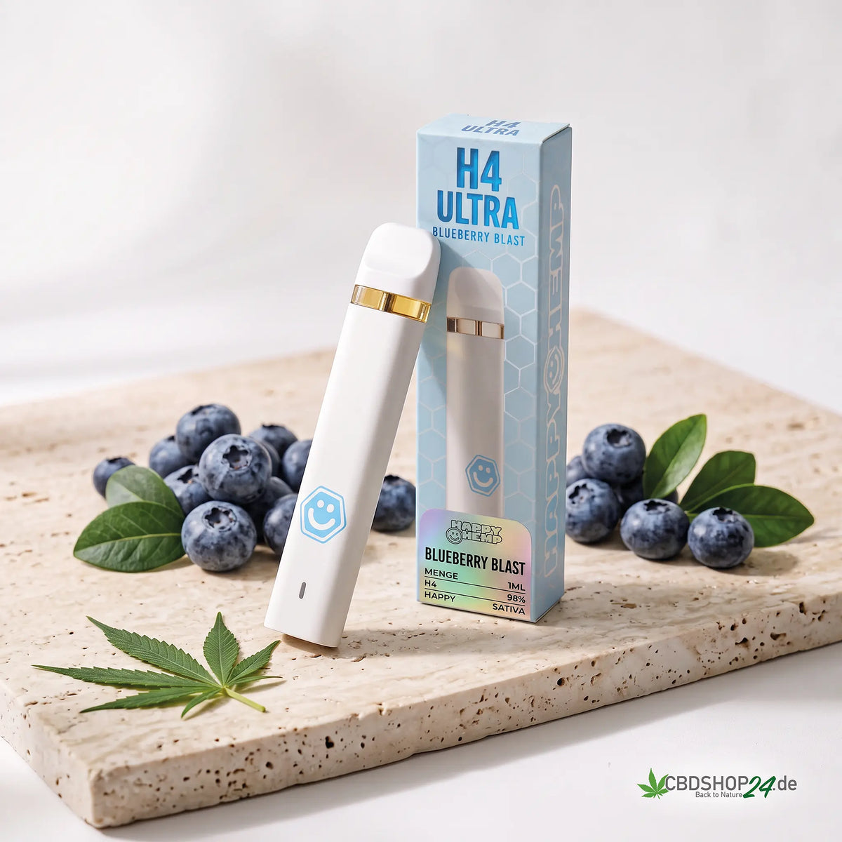 Happy Hemp® H4 Ultra Vape 98% - Blueberry Blast