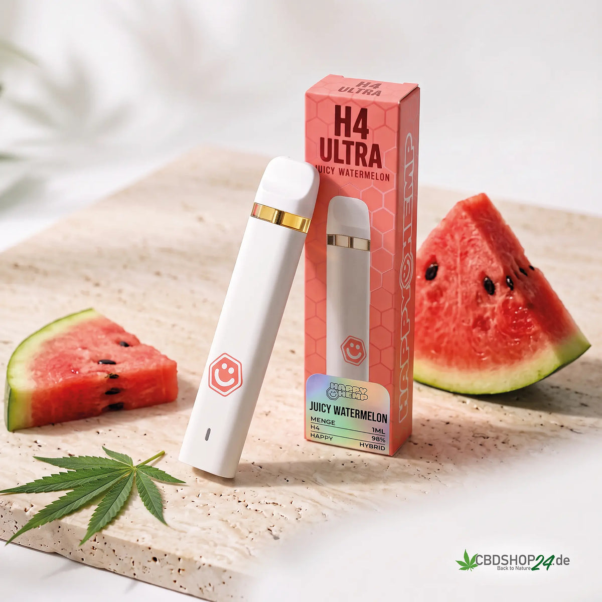 Happy Hemp® H4 Ultra Vape 98% - Juicy Watermelon