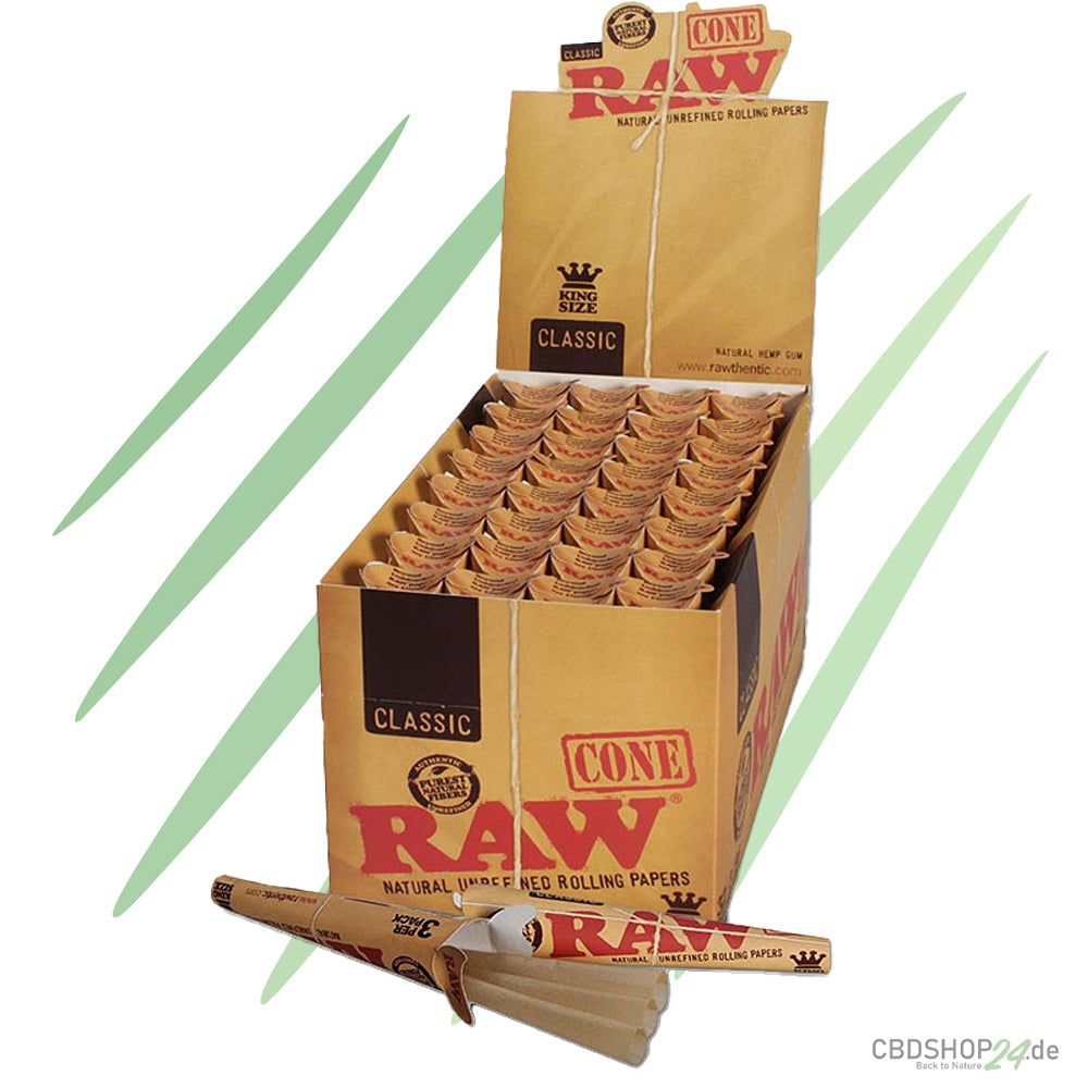 RAW-Classic' Cones King Size 3 Stück
