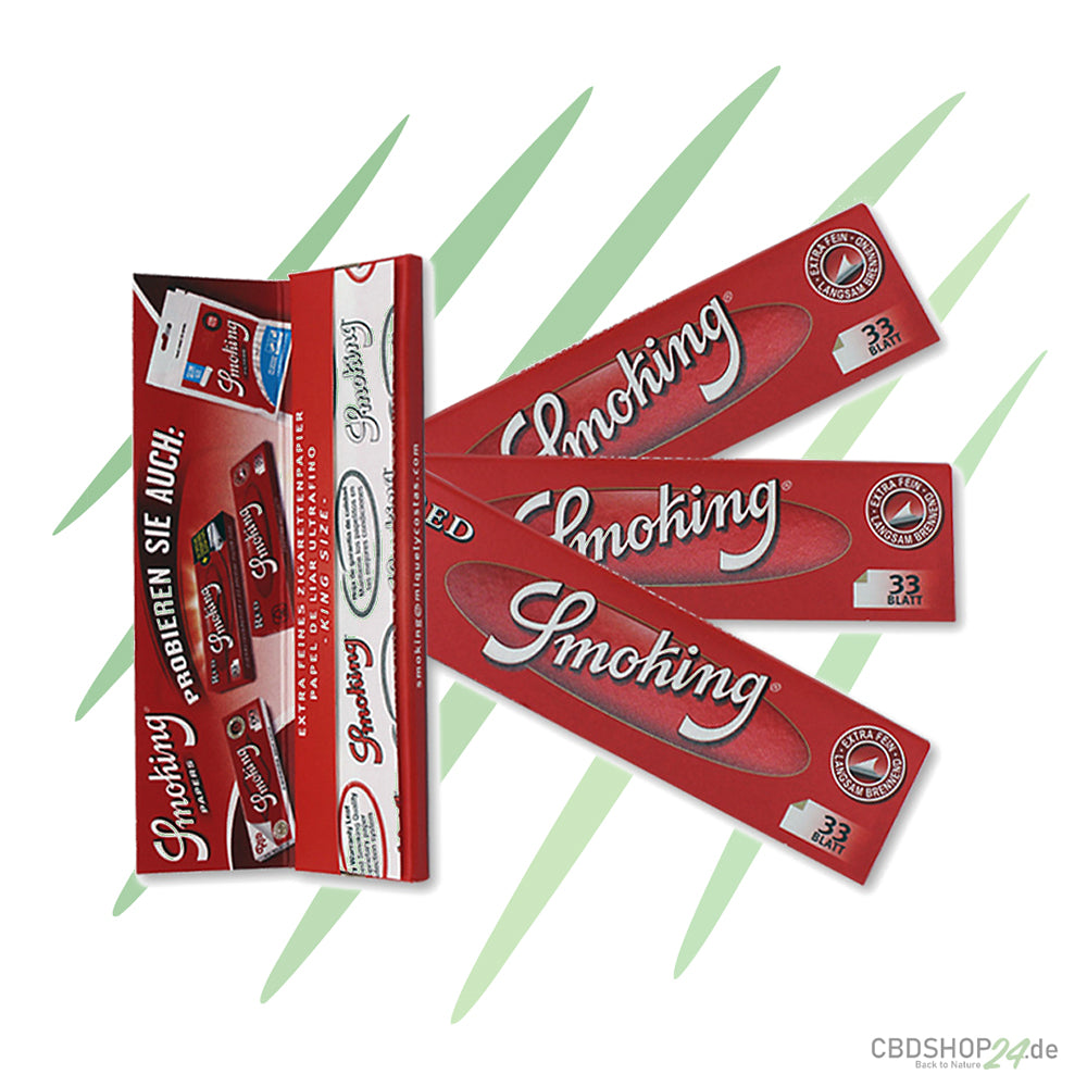 Smoking RED King Size Papier