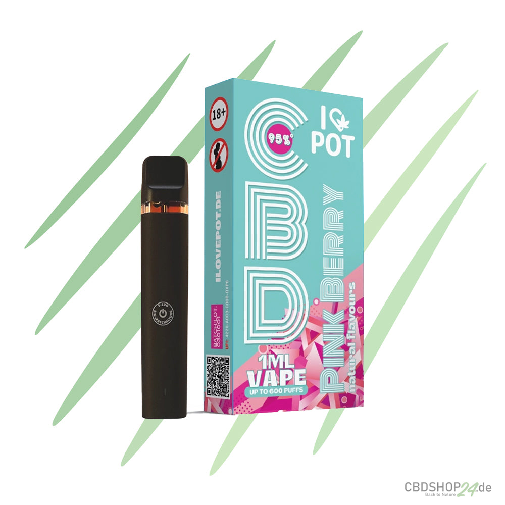 ILovePot CBD Vape 95% - Pink Berry