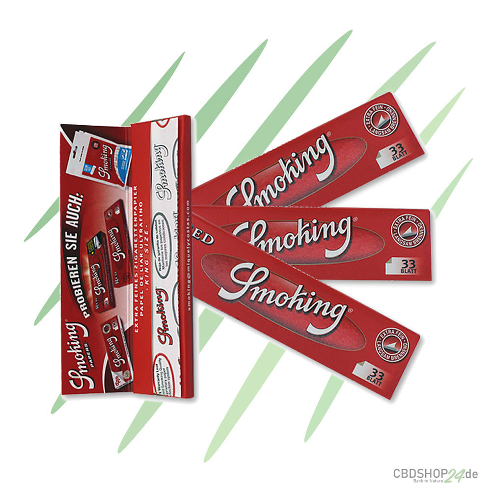 Smoking RED King Size Papier