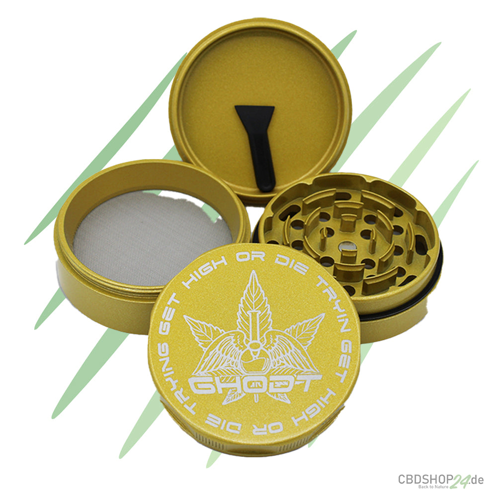 Keramik GHODT Grinder 4 tlg. 63mm Gold