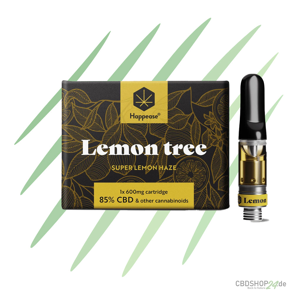 Happease® Lemon Tree – 85 % Cannabinoids (CBD, CBG & CBN) - Kartusche
