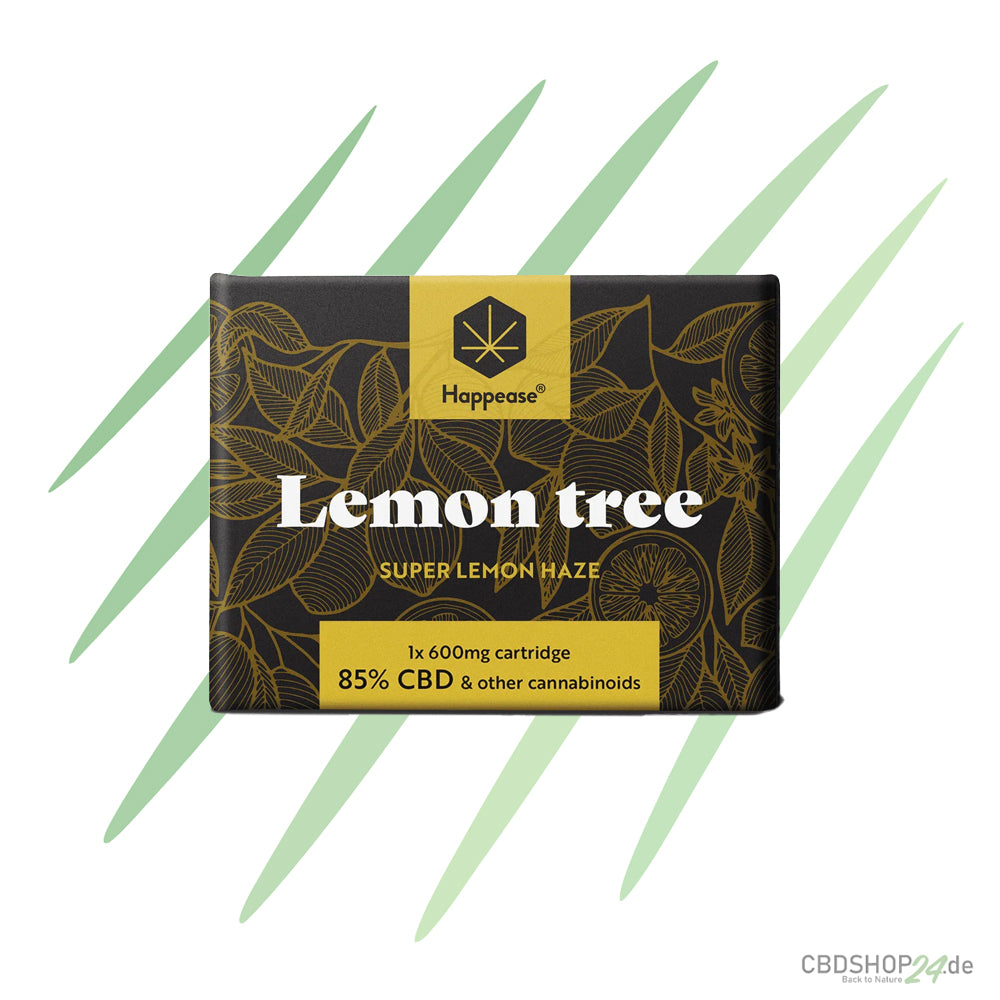 Happease® Lemon Tree – 85 % Cannabinoids (CBD, CBG & CBN) - Kartusche