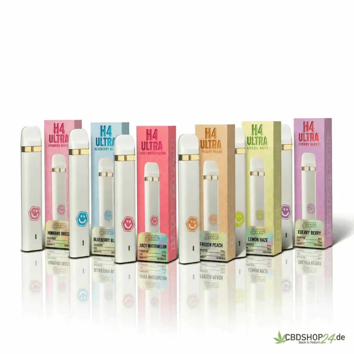H4 Ultra Vape Happy Hemp® - 6'er Pack Bundle
