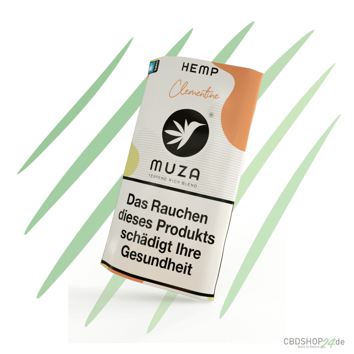 Muza Hemp Tabakersatz - Clementine 10g
