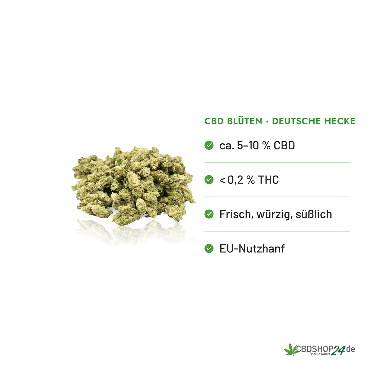 CBD Blüten Deutsche Hecke