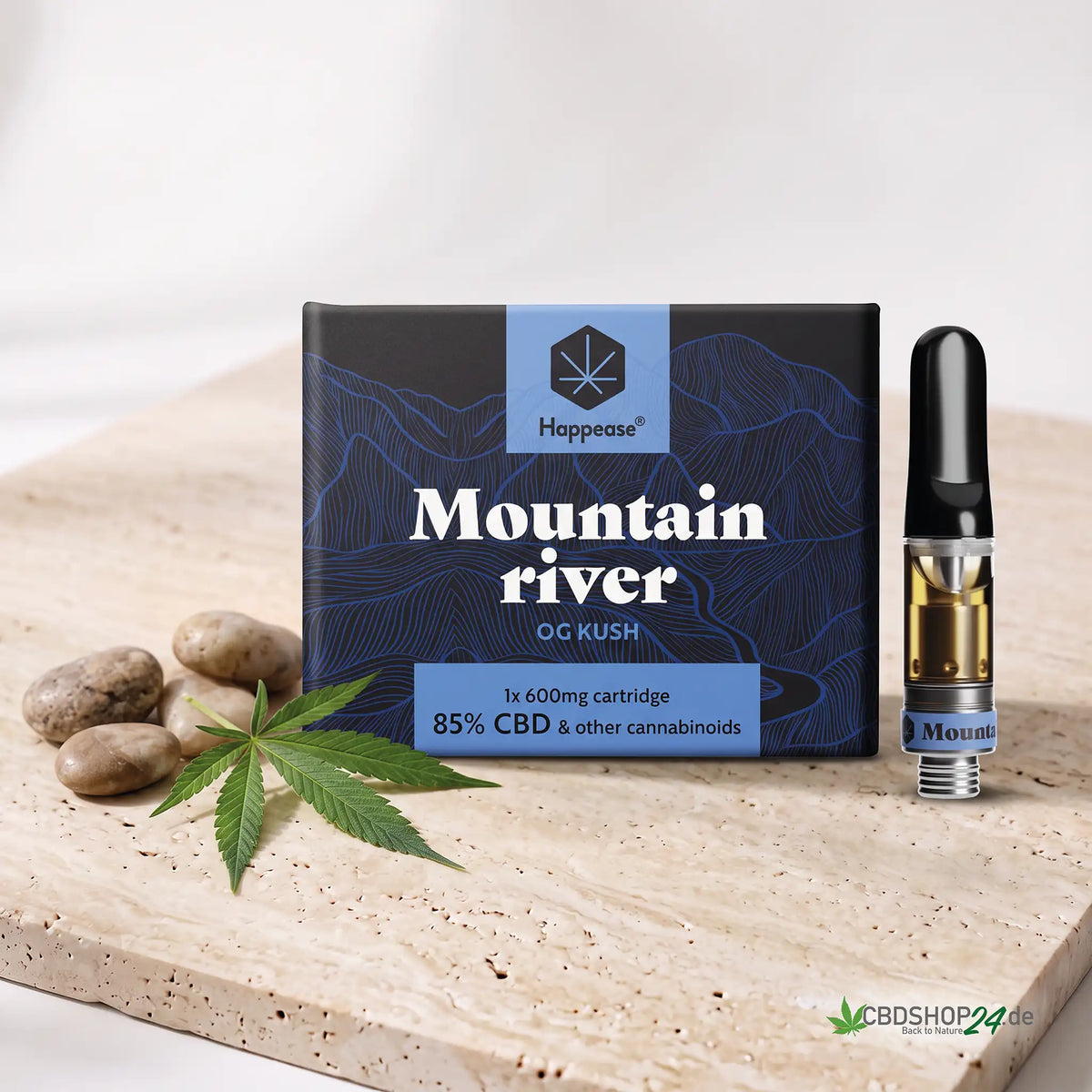 Happease® CBD Kartusche 85% - Mountain River