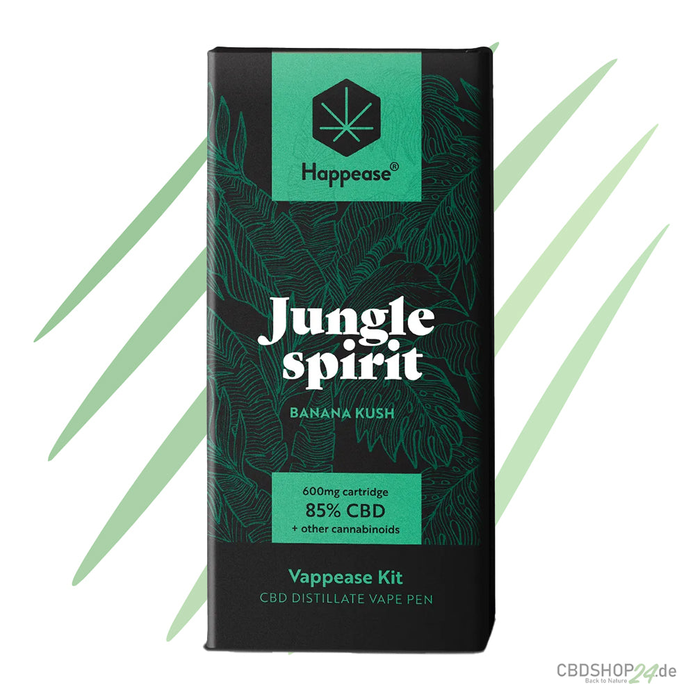 Happease® Jungle Spirit – 85 % Cannabinoids (CBD, CBG & CBN)