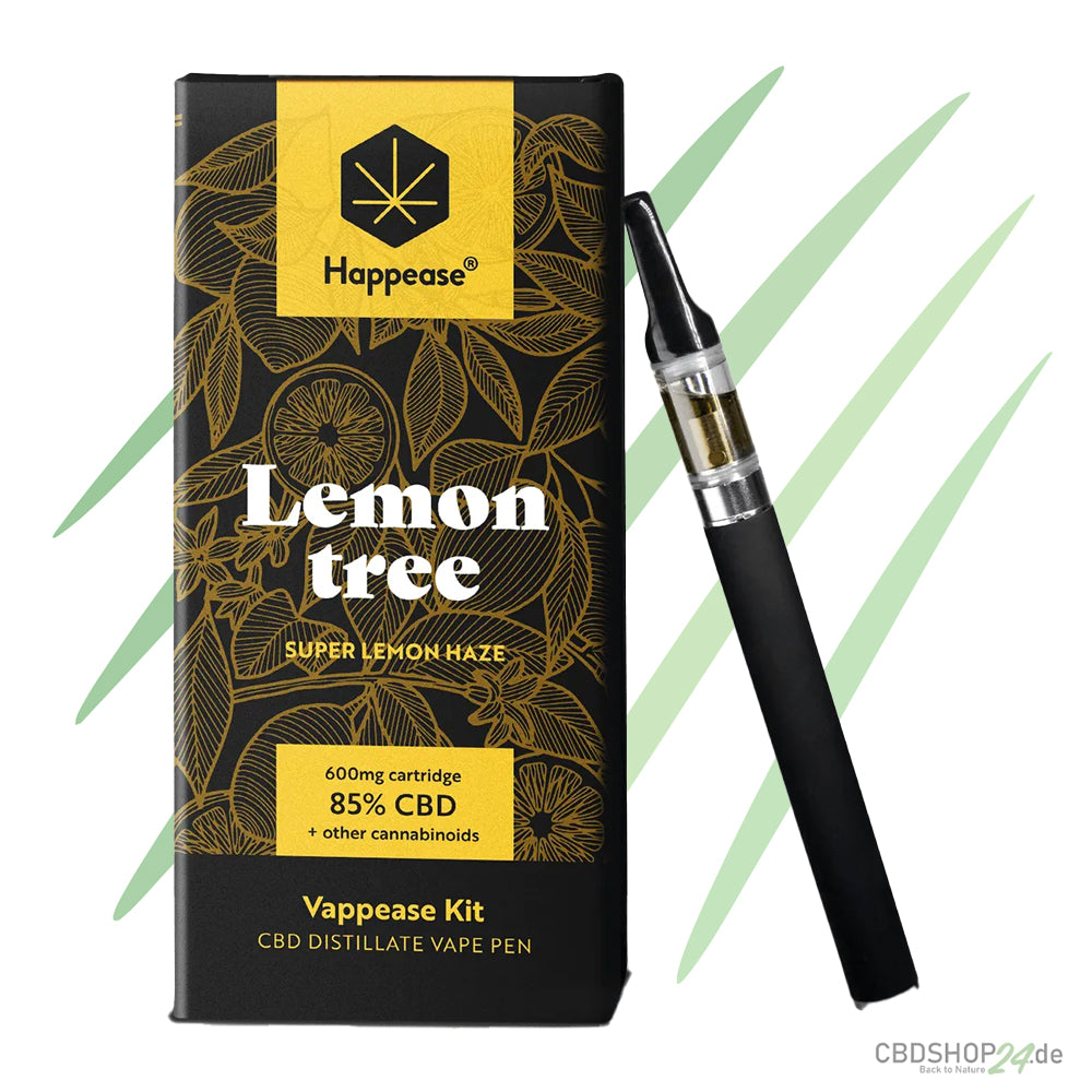 Happease® Lemon Tree – 85 % Cannabinoids (CBD, CBG & CBN)