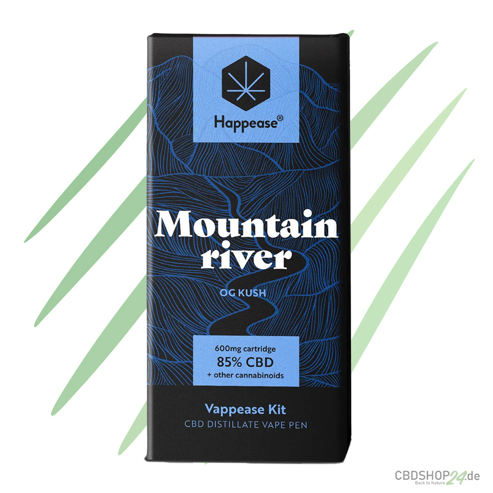 Happease® Mountain River – 85 % Cannabinoids (CBD, CBG & CBN)