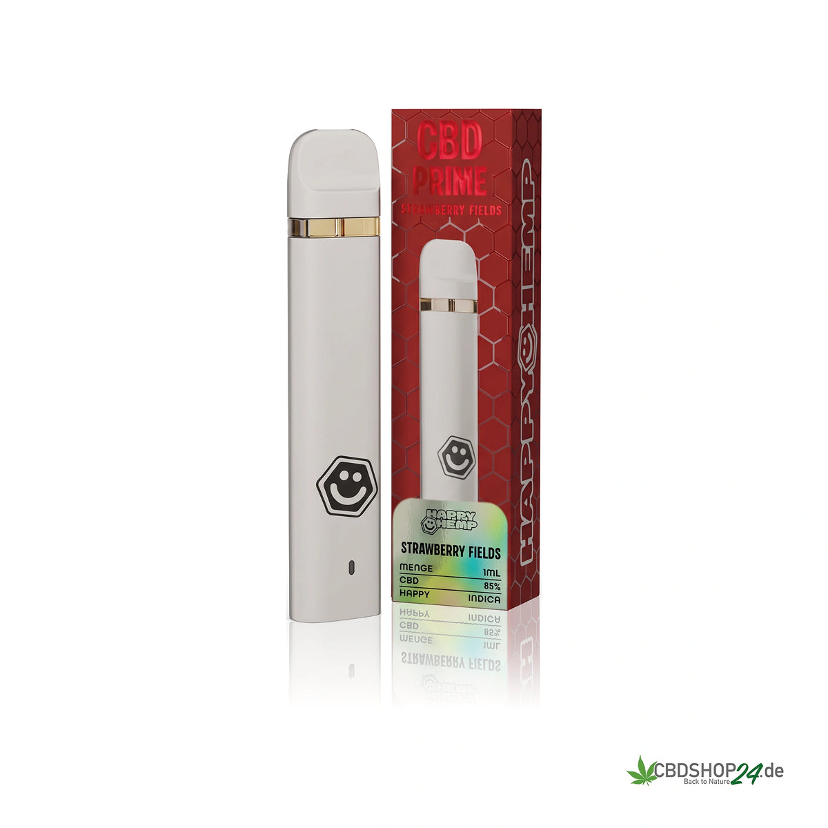 Happy Hemp® CBD Vape 85% - Strawberry Fields