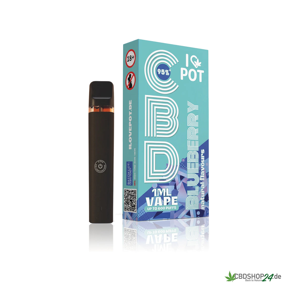 ILovePot CBD Vape 95% - Blueberry