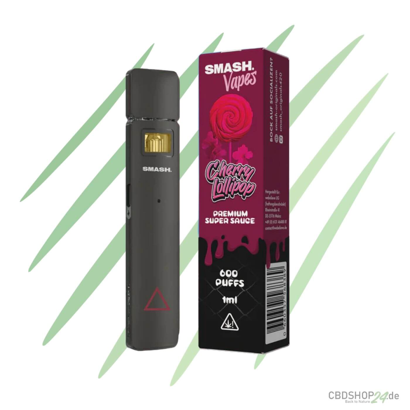 Smash Super Sauce - Cherry Lollipop-cbdshop24.de