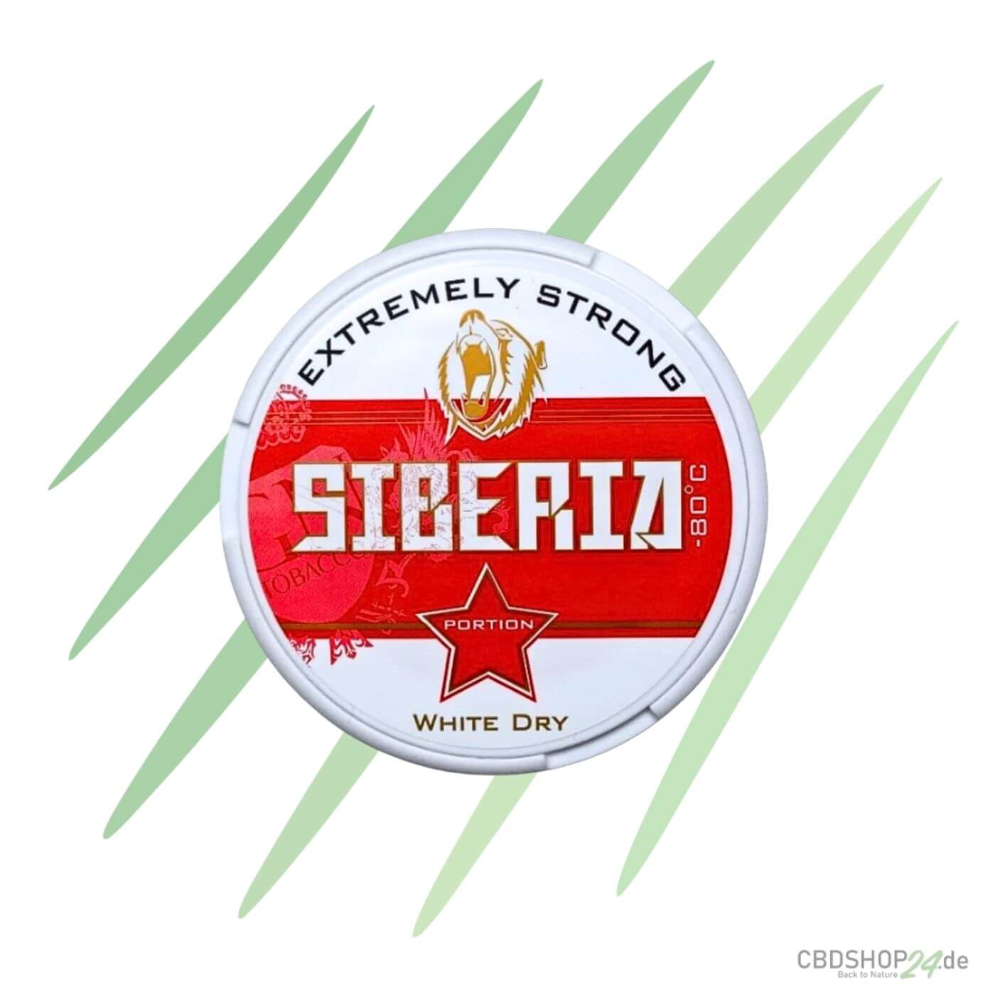 Siberia Red Extreme – Extra Starke Nikotin Pouches-cbdshop24.de