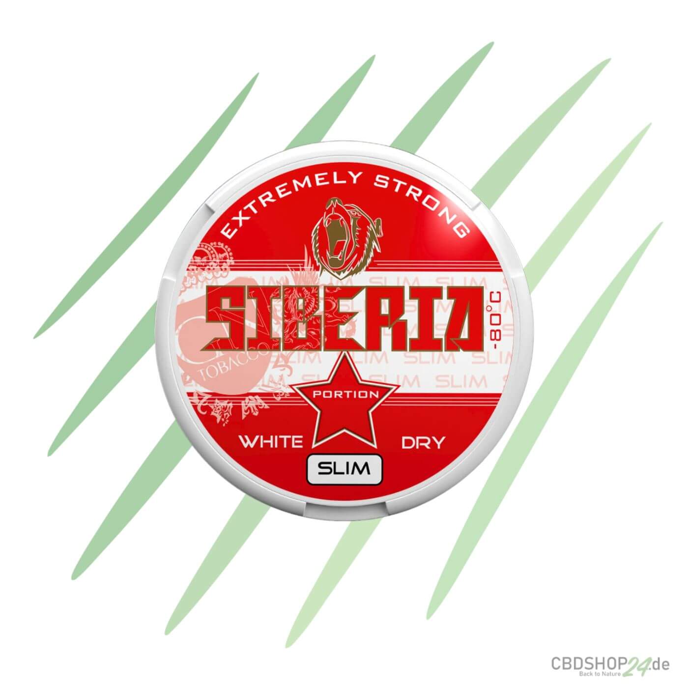Siberia White Dry Slim – Nikotin Pouches-cbdshop24.de