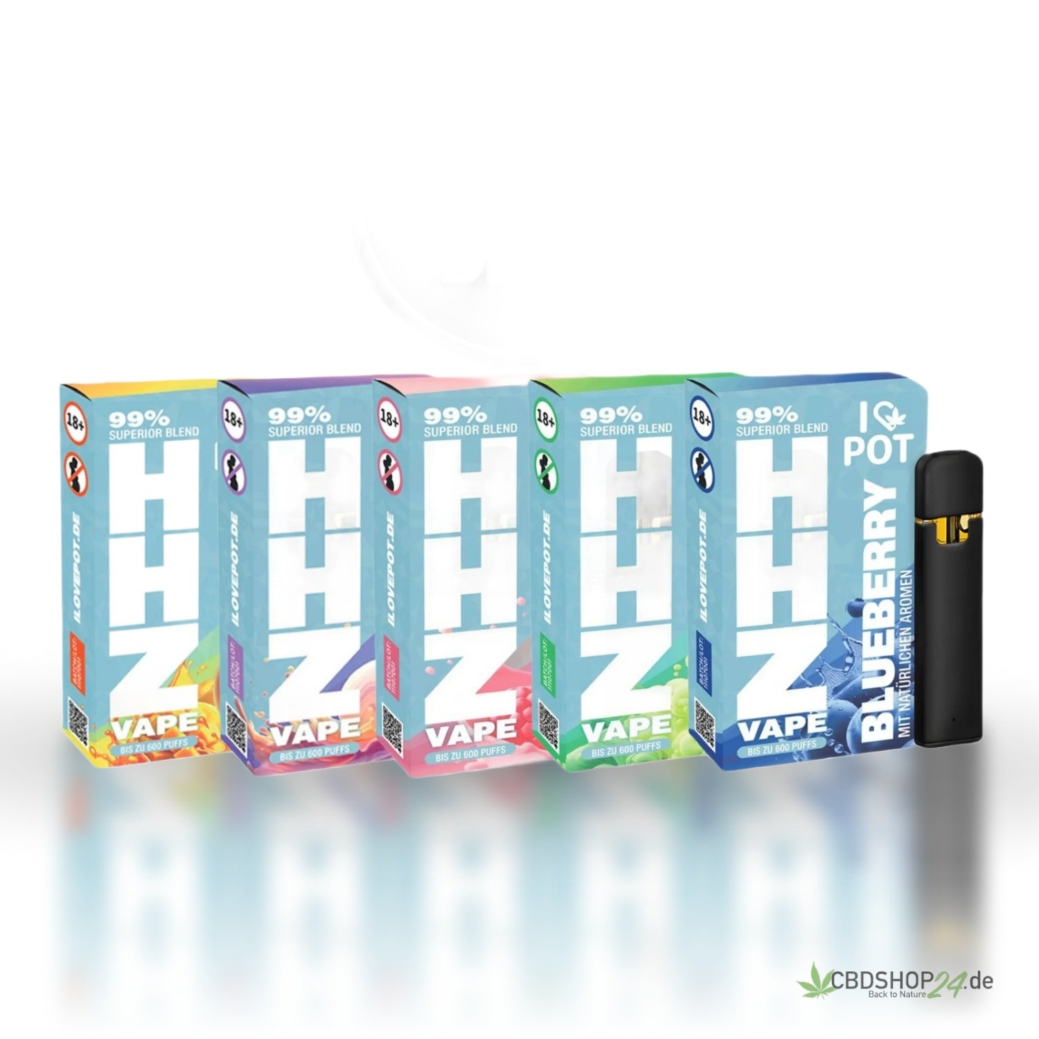 HHZ Vape IlovePot - 5'er Pack Bundle