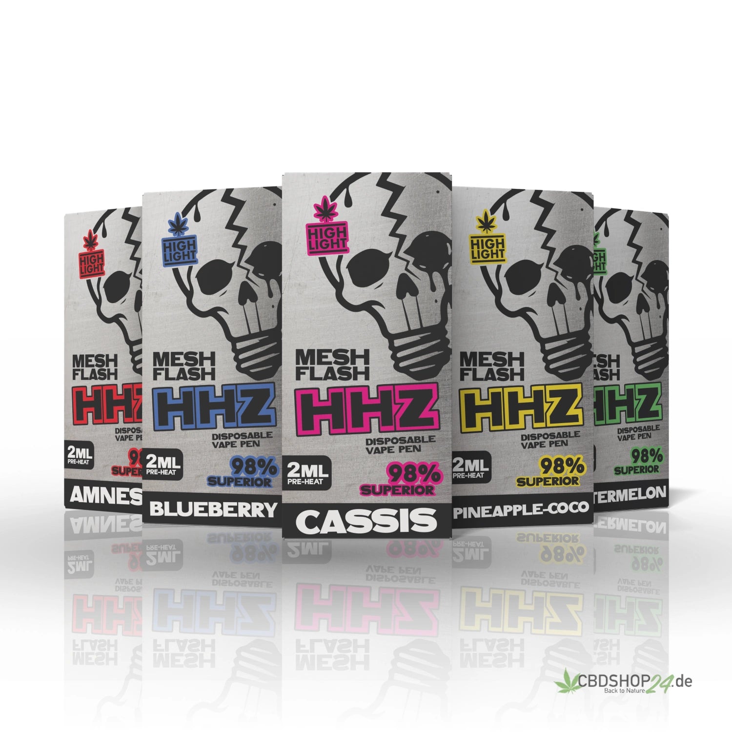 Mesh Flash Vape HHZ 98% - Pineapple Coco 2ml