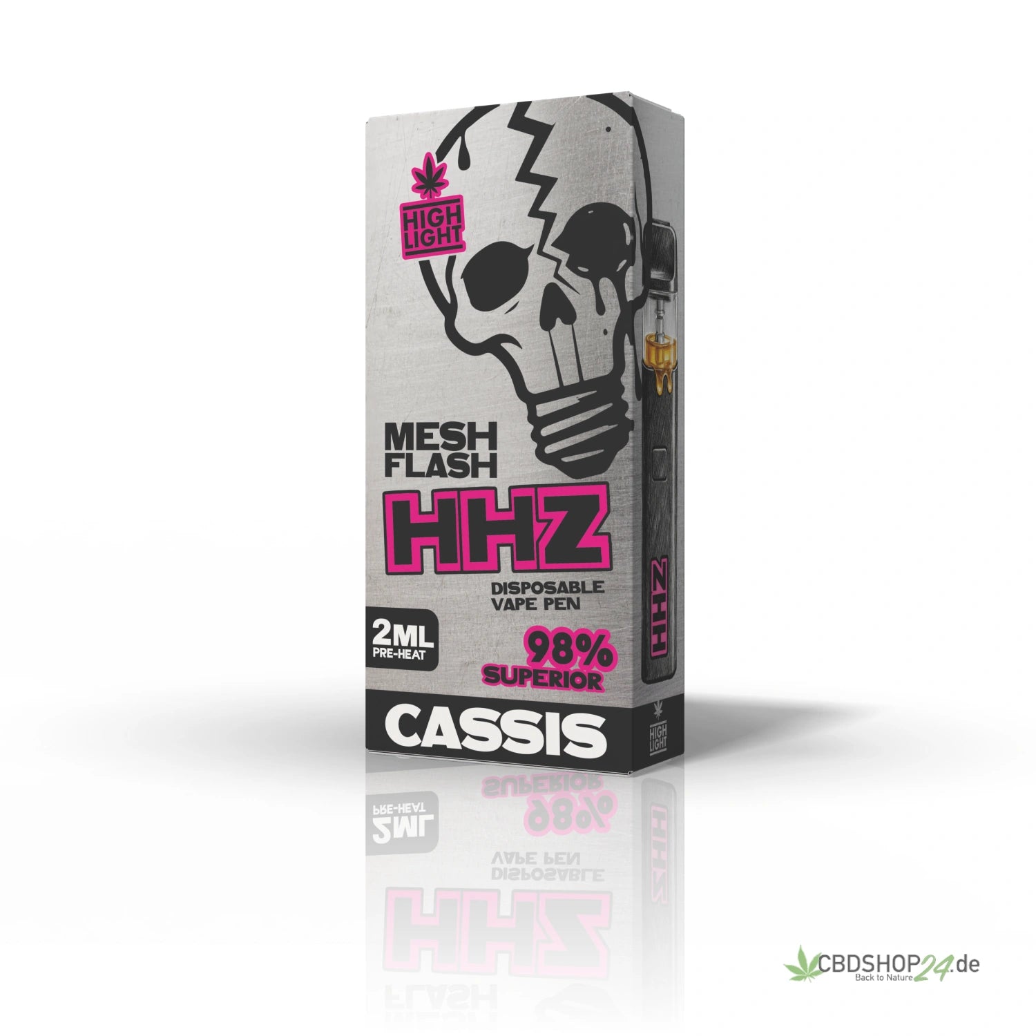 Mesh Flash Vape HHZ 98% - Cassis 2ml