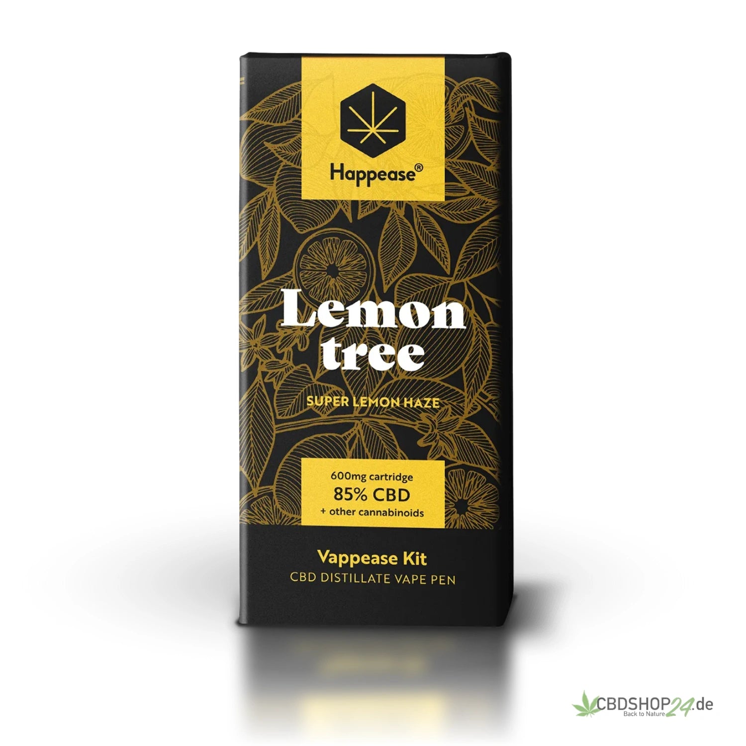 Happease® CBD Vape 85% - Lemon Tree cbdshop24