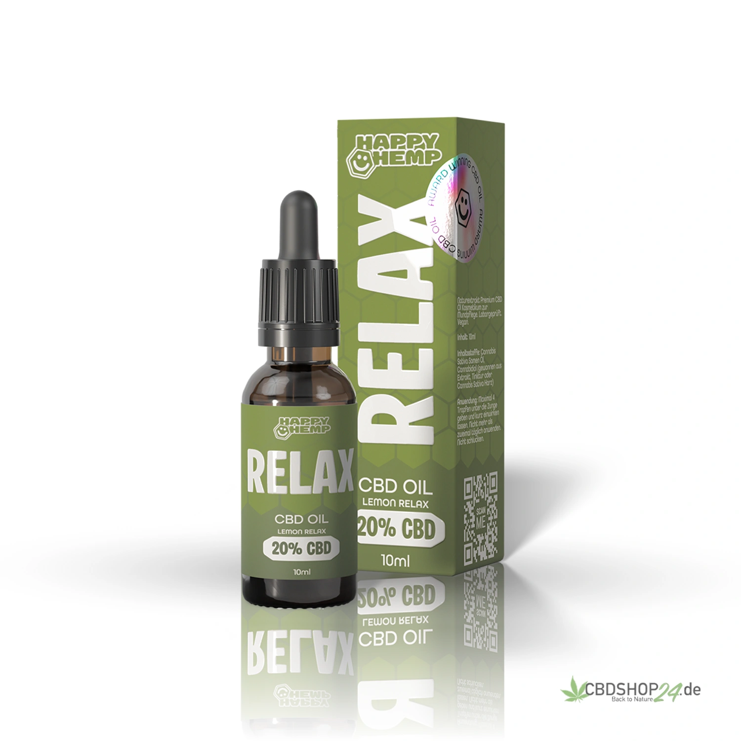 Happy Hemp® CBD Öl Lemon Relax 20%