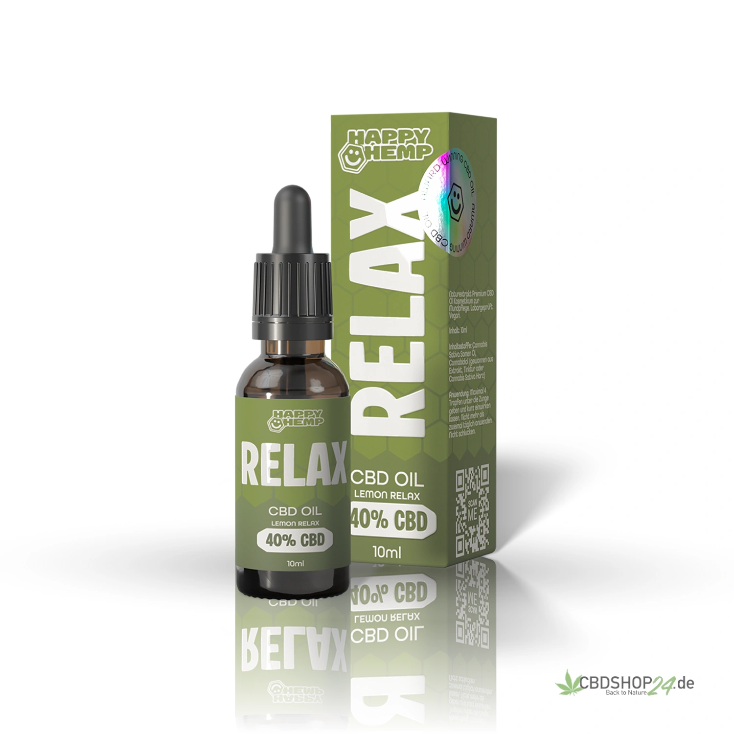 Happy Hemp® CBD Öl Lemon Relax 40%