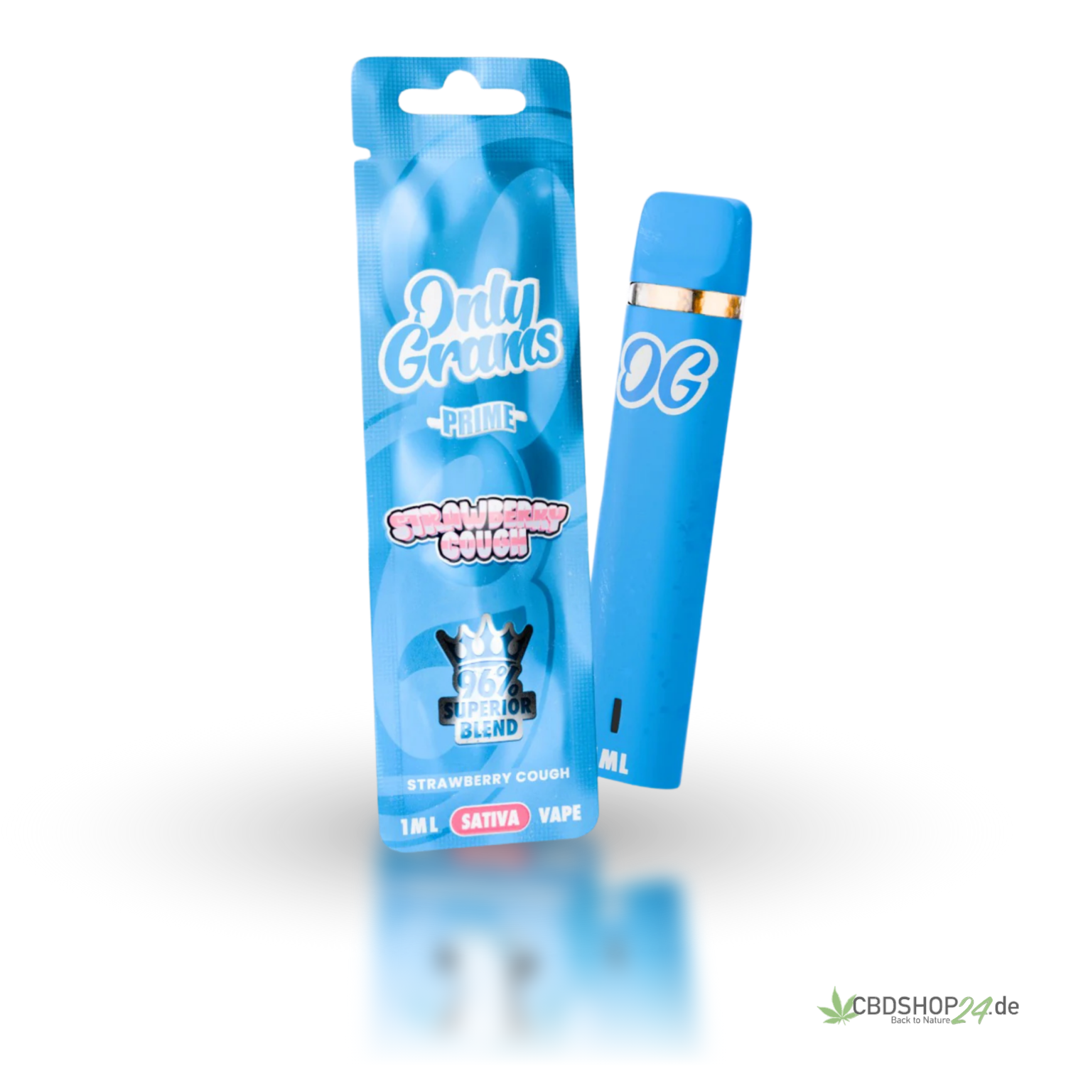 OnlyGrams Superior Vape 96% - Strawberry Cough cbdshop24