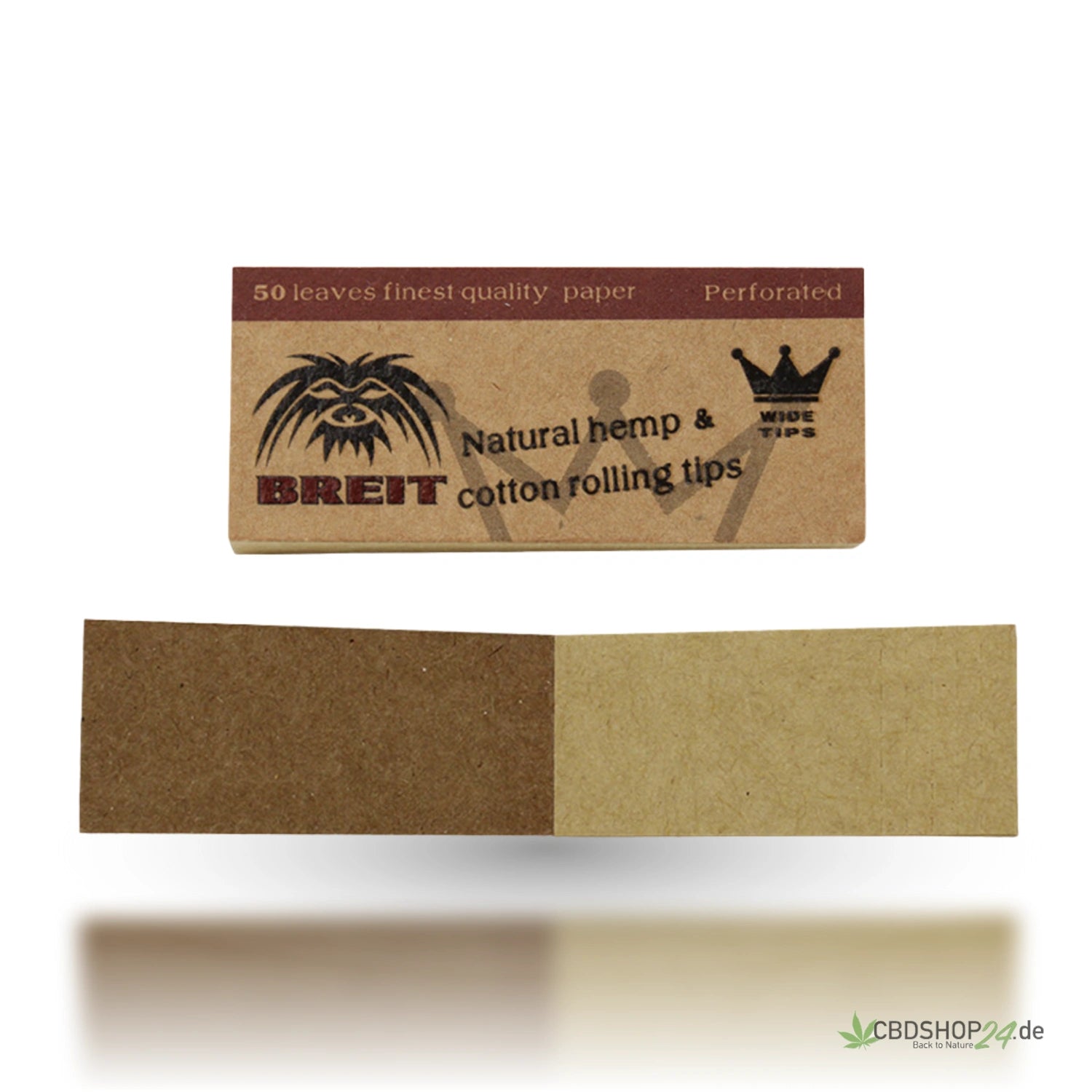 Breit Filter Tips Hemp Cotton Perforiert