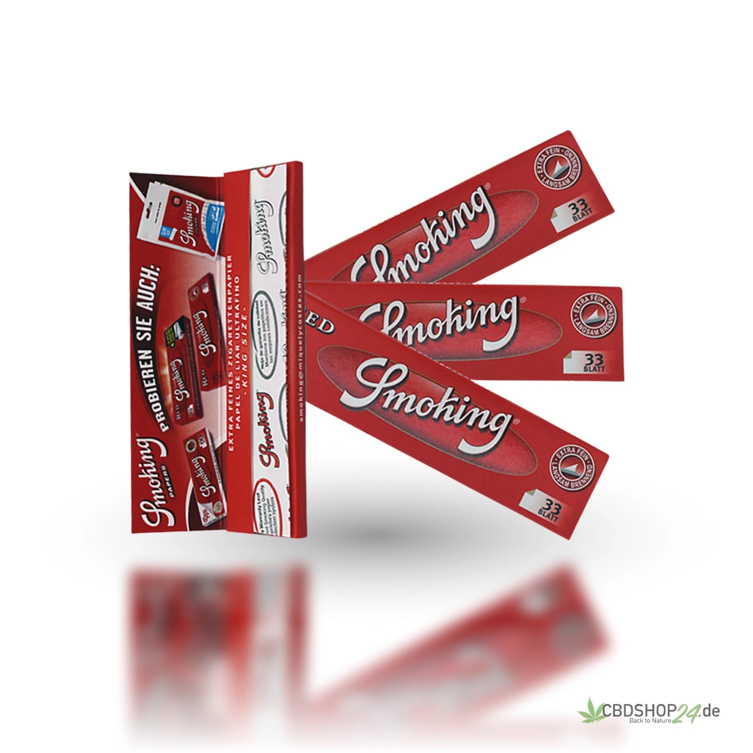 Smoking RED King Size Papier